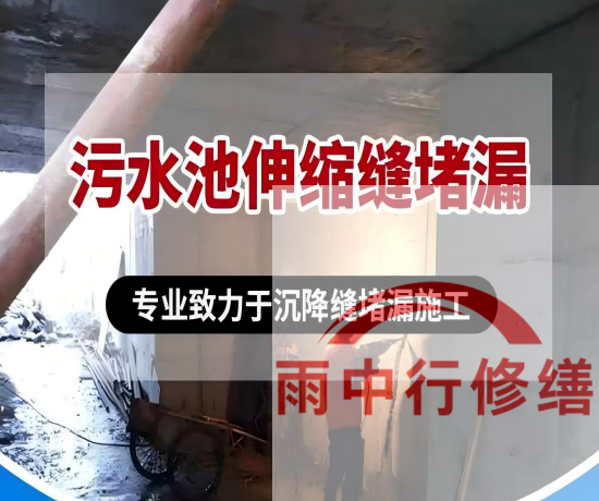 通州某污水处理厂钢筋混凝土池堵漏案例